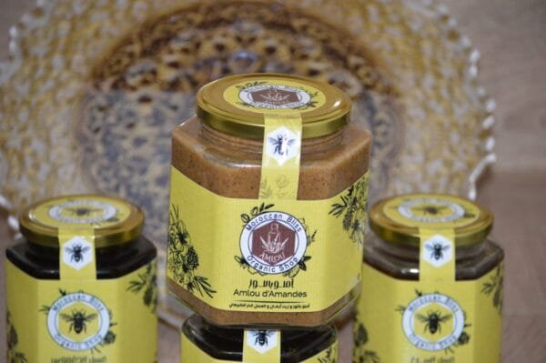 Pâte d'Amlou Authentique avec Amandes, Miel et Huile d'Argan
