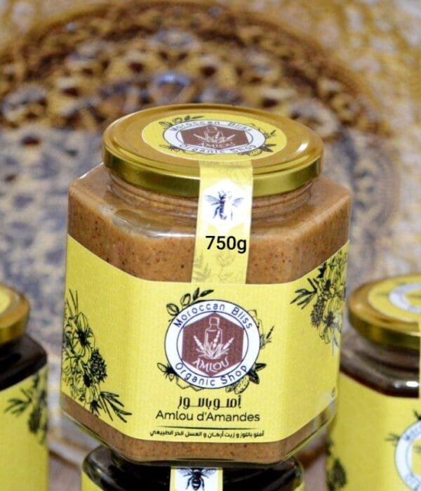 Pâte d'Amlou Authentique avec Amandes, Miel et Huile d'Argan - Image 2